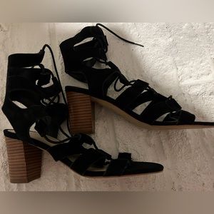 Genuine suede leather Mark Fisher hills size 8